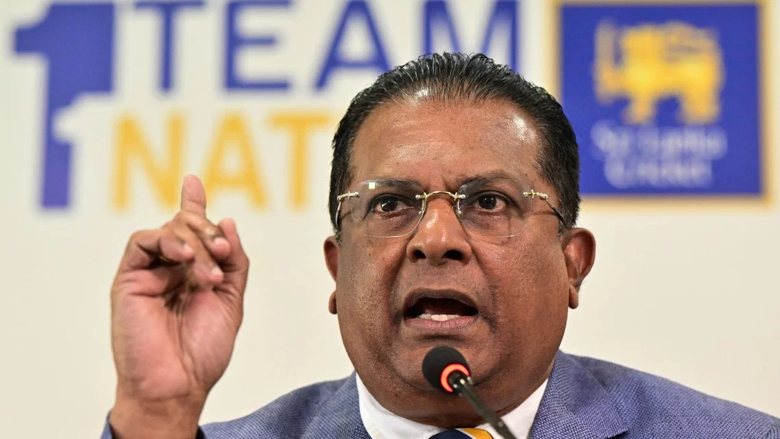 Sri Lanka Cricket Chairman Shammi Silva Addressing A Press Conference (Source: AFP Photos)