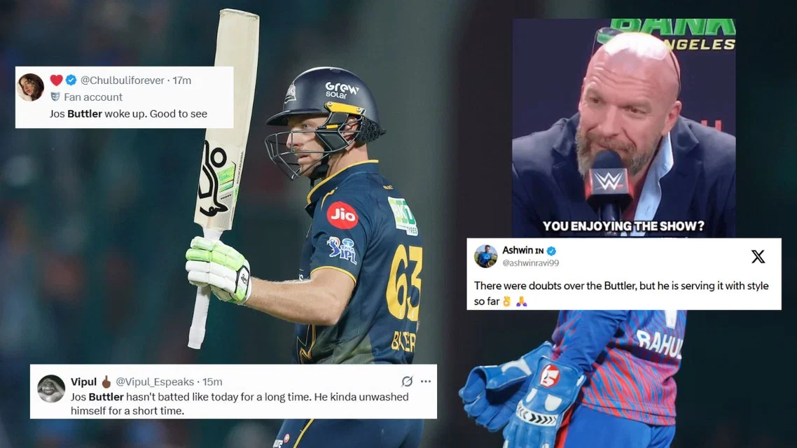 Jos Buttler fan reaction on the internet [Source: X and screengrabs]