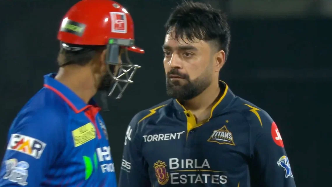 Rashid Khan vs Nitish Rana (Source: Screengrab from JioStar)