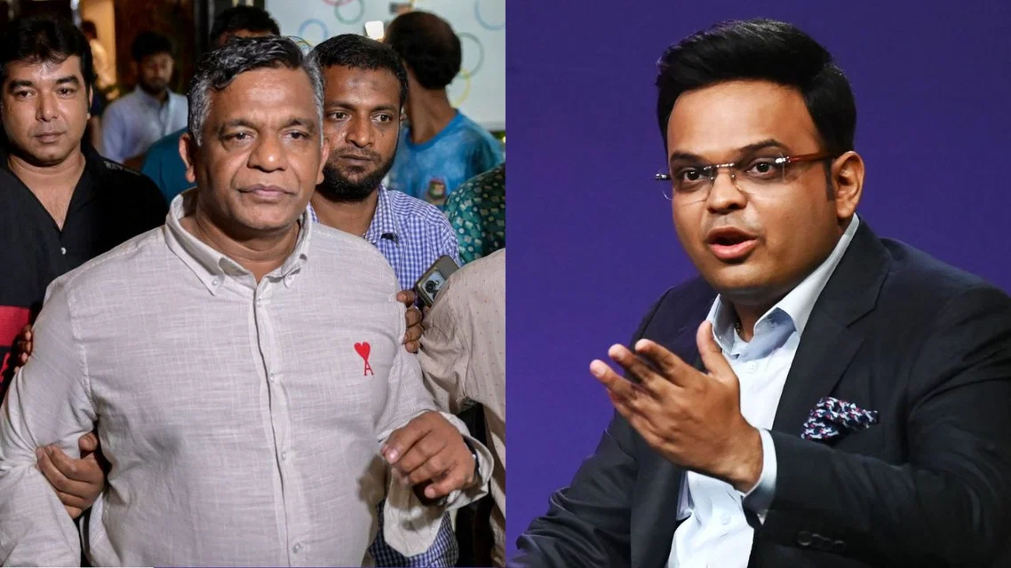 Aminul Islam Bulbul and Jay Shah [Source: AFP]