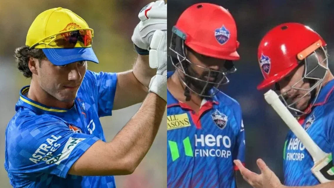 Dewald Brevis Delhi Capitals. [Source - AFP/AP]