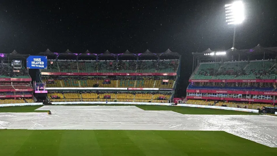 गुवाहाटी स्टेडियम अपडेट - (स्रोत: एएफपी)