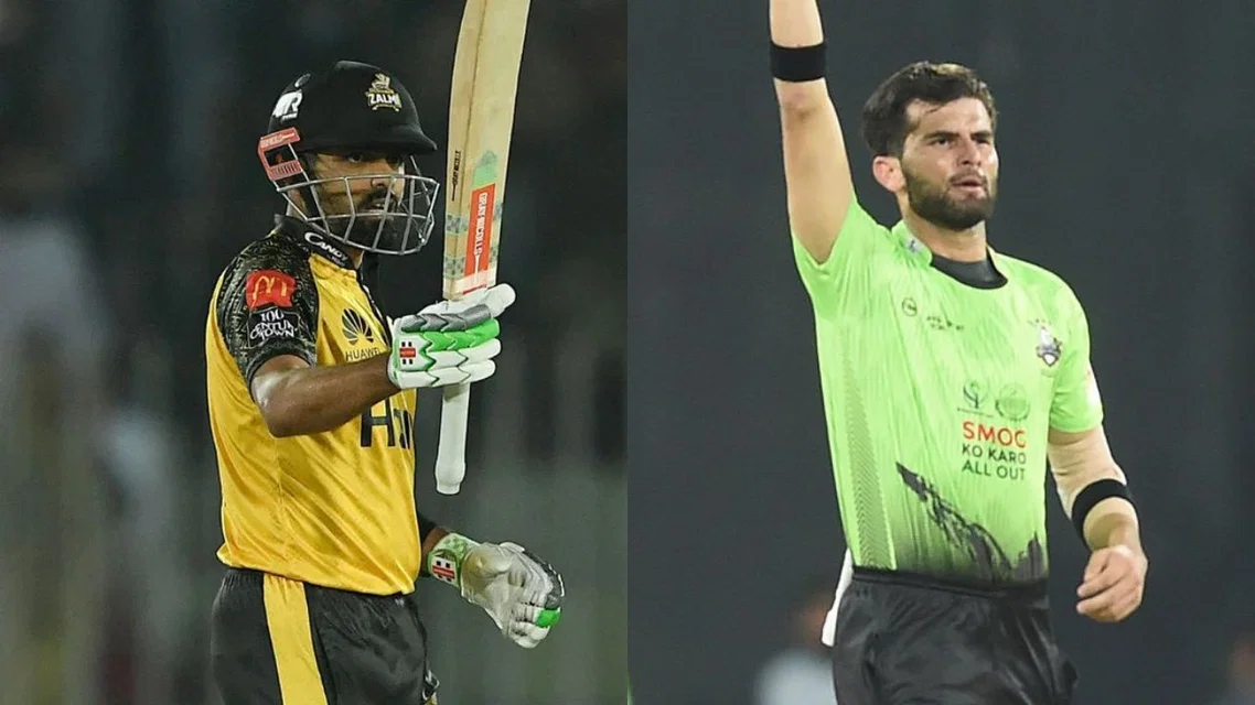 Babar Azam Shaheen Afridi. [Source - AFP]