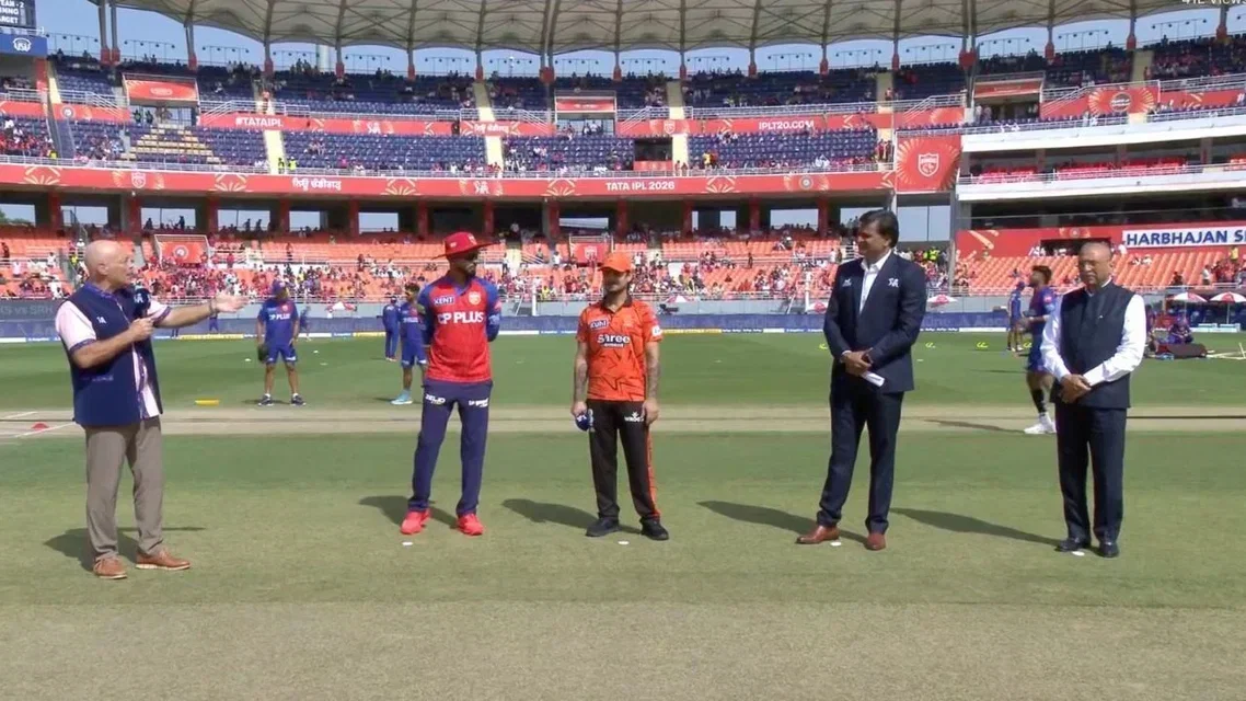 PBKS vs SRH Toss (Source: JioHostar)