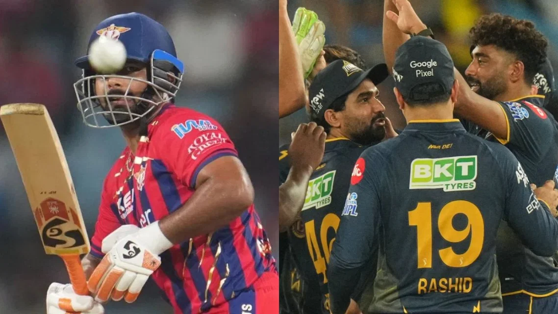 Rishabh Pant Gujarat Titans. [Source - AP]