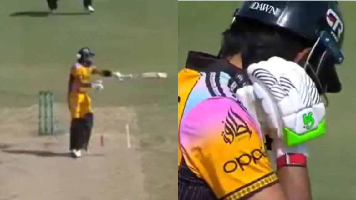 Babar Azam gets massive injury scare [Source: Screengrab from PSL video]