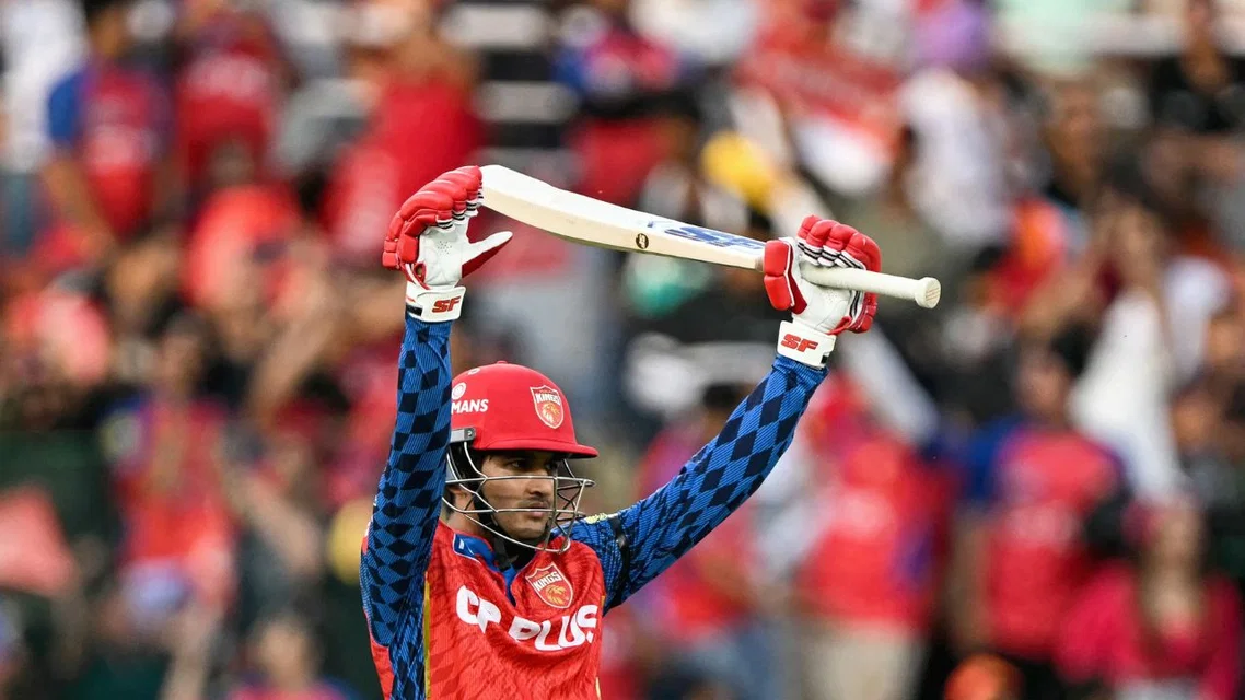 Priyansh Arya Goes Ballistic In Mullanpur (Source: AFP Photos)