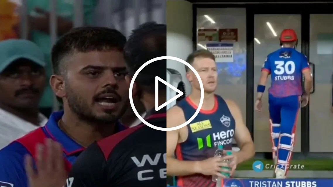 Delhi Capitals Fight - (Source: ScreenGrab/Hotstar)