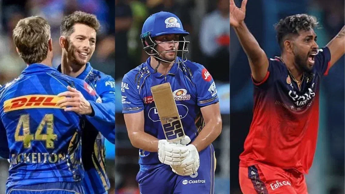 Mitchell Santner Will Jacks Nuwan Thushara. [Source - AFP]