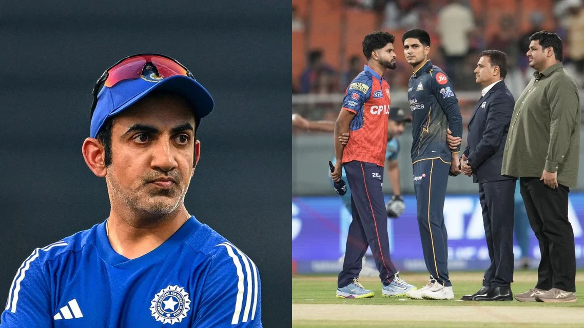 Gautam Gambhir Shreyas Iyer Shubman Gill. Image Credits: AFP/AP