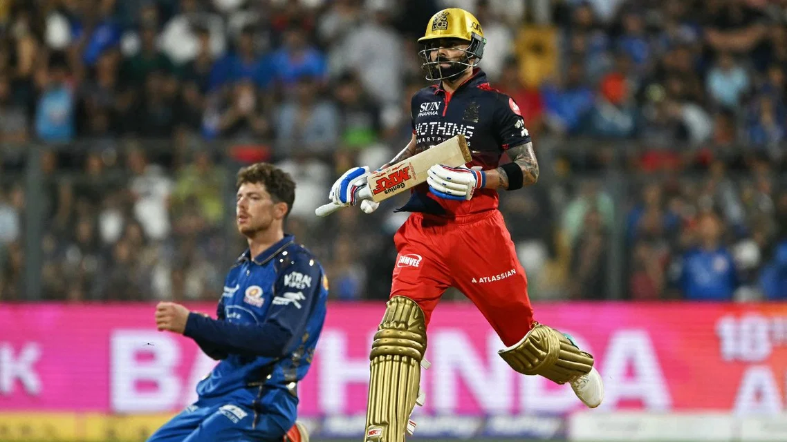 Virat Kohli Stamps Authority On MI (Source: AFP Photos)