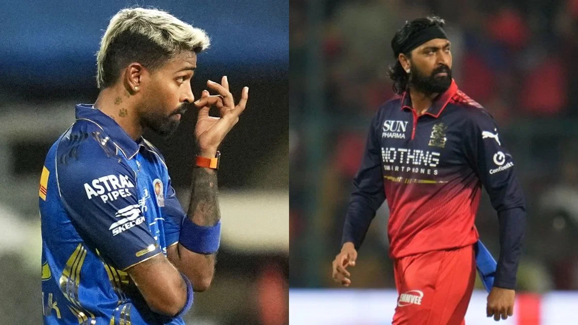 Hardik Pandya and Krunal Pandya [Source: AP]