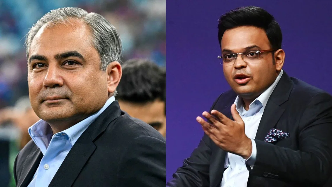 Mohsin Naqvi and Jay Shah [Source: AFP]