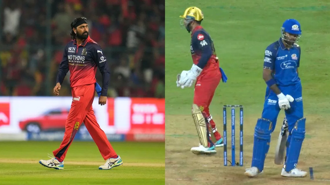 Krunal Pandya Hardik Pandya. Image Credits: AP/Jiostar