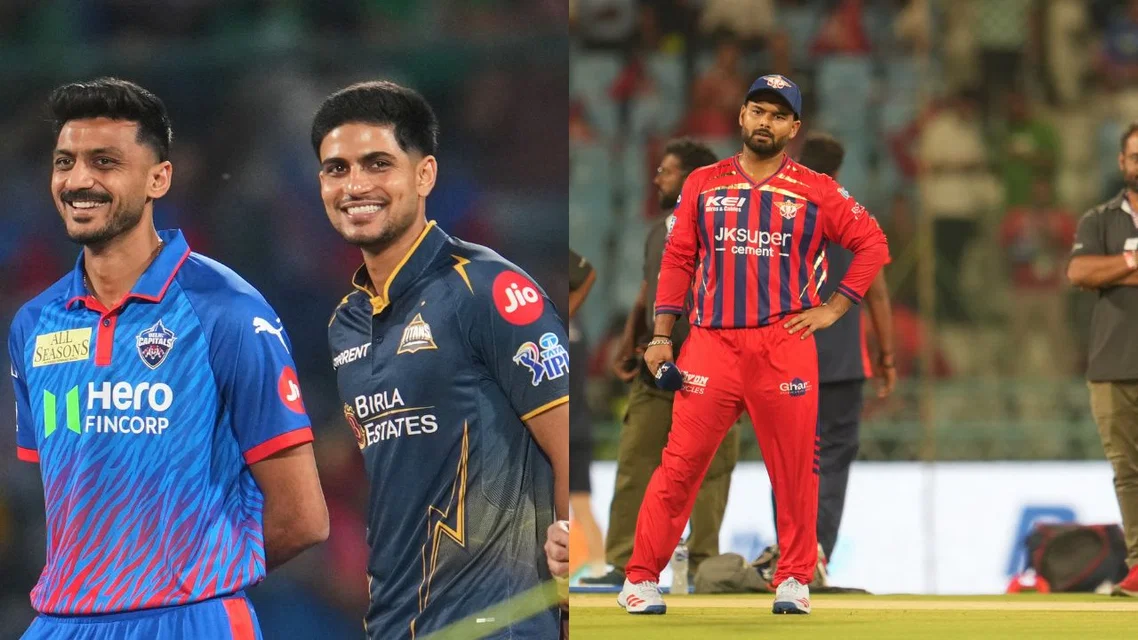 Axar Patel Shubman Gill Rishabh Pant. Image Credits: AP