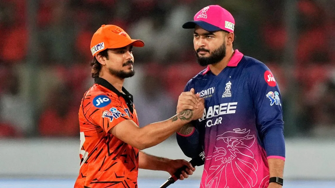 Ishan Kishan & Riyan Parag at the toss (Source: AP Photos)