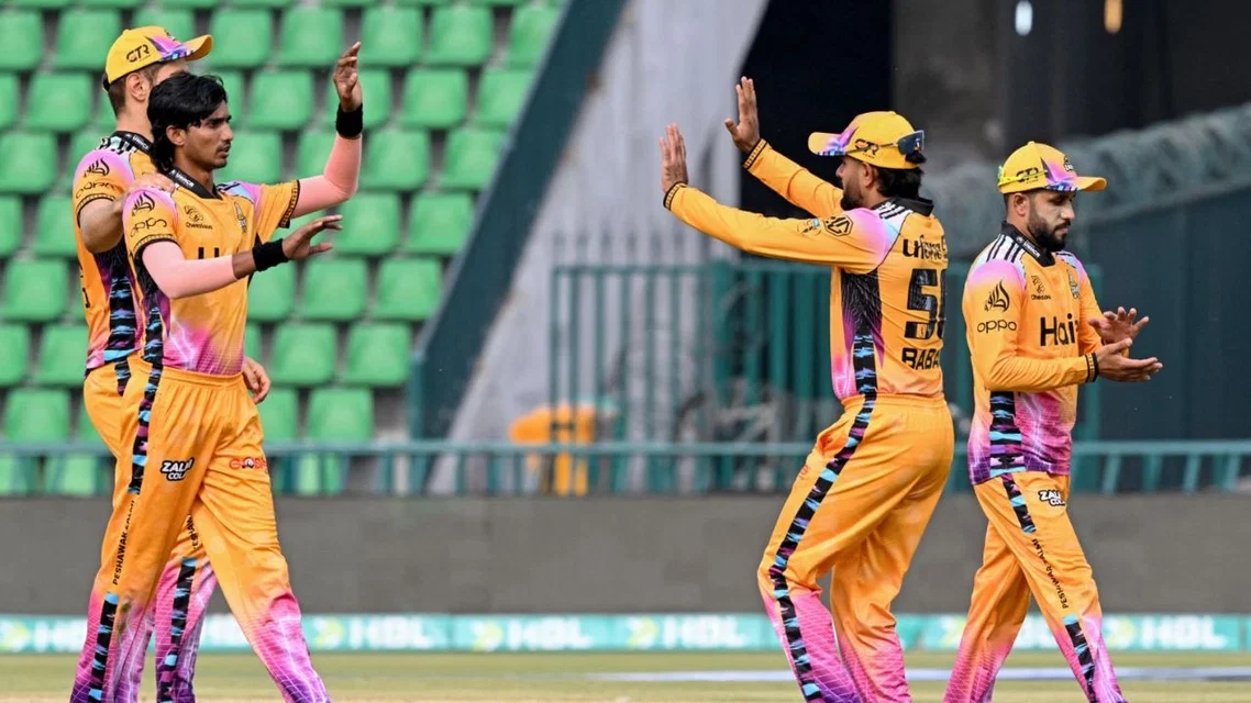 Peshawar Zalmi cricket team [Source: AFP]