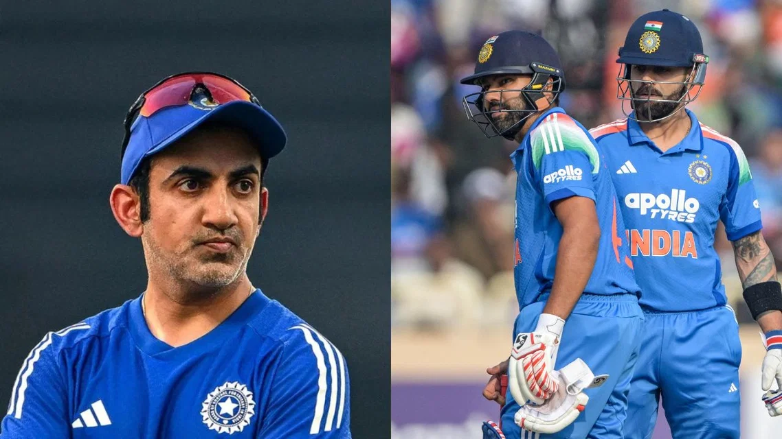 Gautam Gambhir, Virat Kohli and Rohit Sharma [Source: AFP]