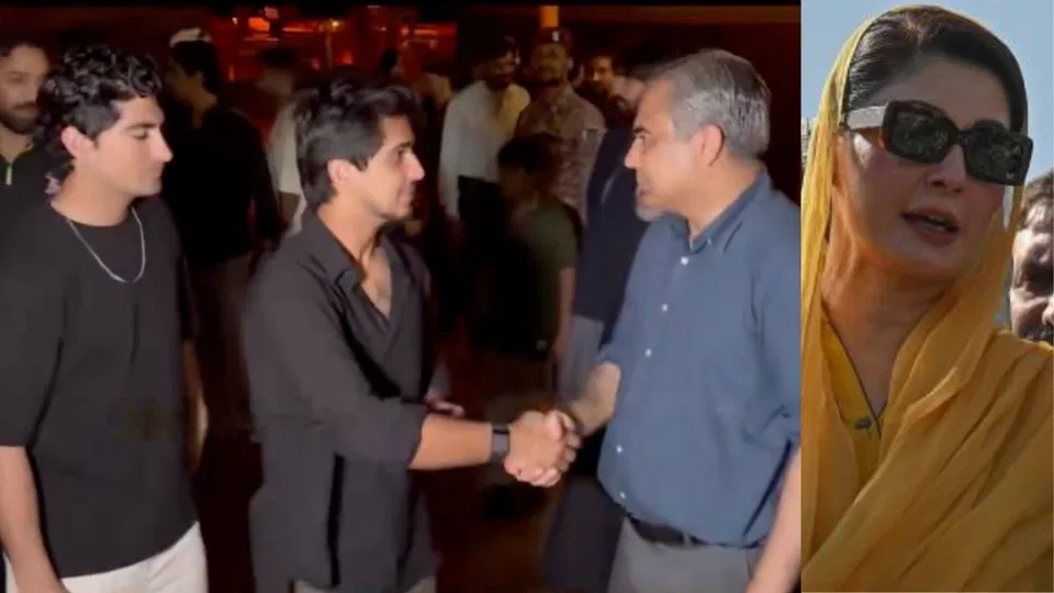 नसीम शाह, मोहसिन नक़वी और मरियम नवाज़ [X/AFP]