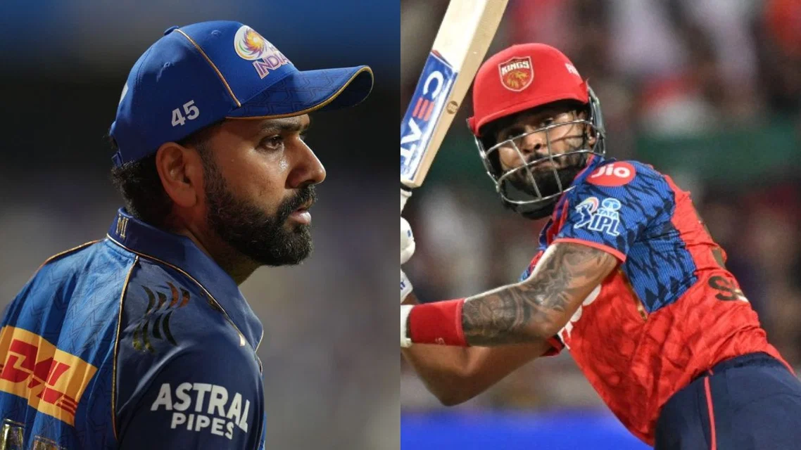 Rohit Sharma and Shreyas Iyer for MI vs PBKS [Source: AFP]