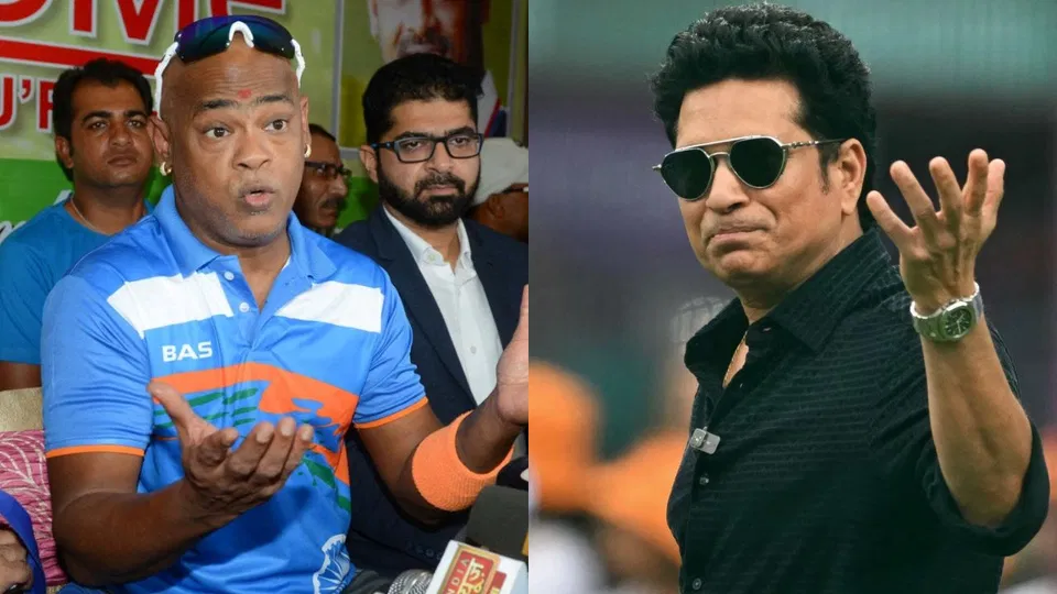 विनोद कांबली और सचिन तेंदुलकर [स्रोत: एएफपी]