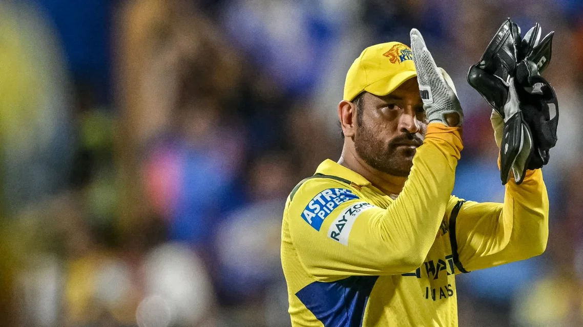 MS Dhoni hasn't played in IPL 2026 yet. Credits - AFP