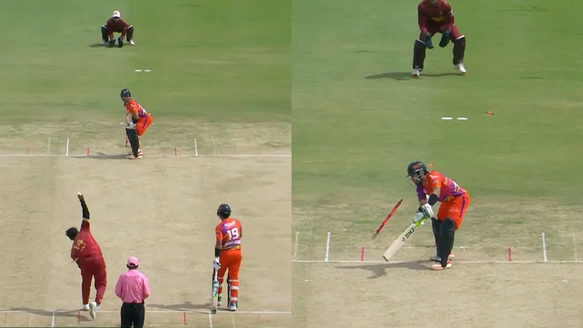 Mohammad Rizwan wicket (Source: Screengrab from PSL video)