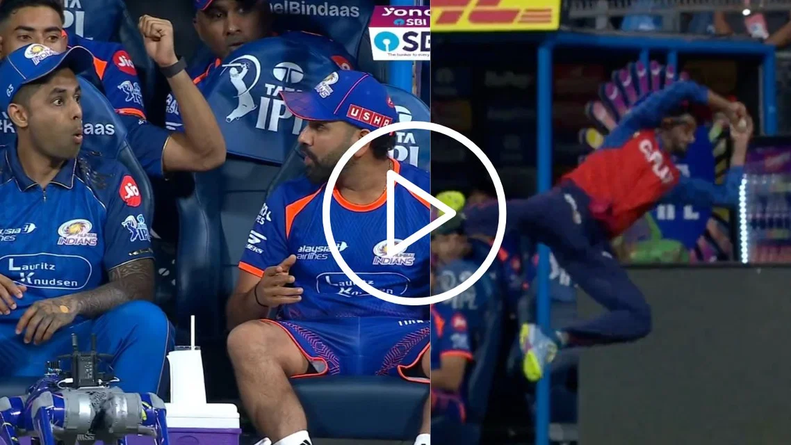 Shreyas Iyer's effort stuns Rohit, Suryakumar [Source: Screengrab/IPL]
