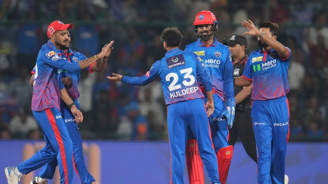 Delhi Capitals cricket team [Source: AP]