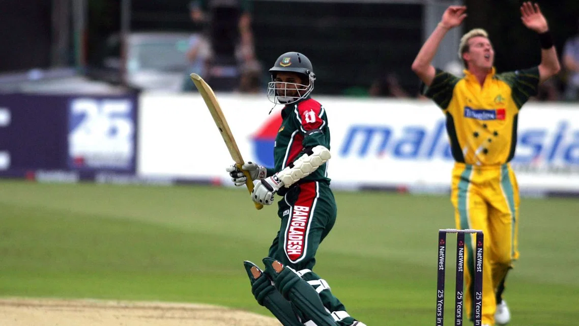 Bangladesh vs Australia Natwest Tri-Series, 2005. [Source - AFP]