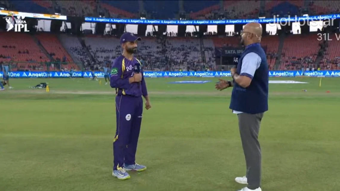 GT vs KKR Toss - (Source: ScreenGrab/Hotstar)