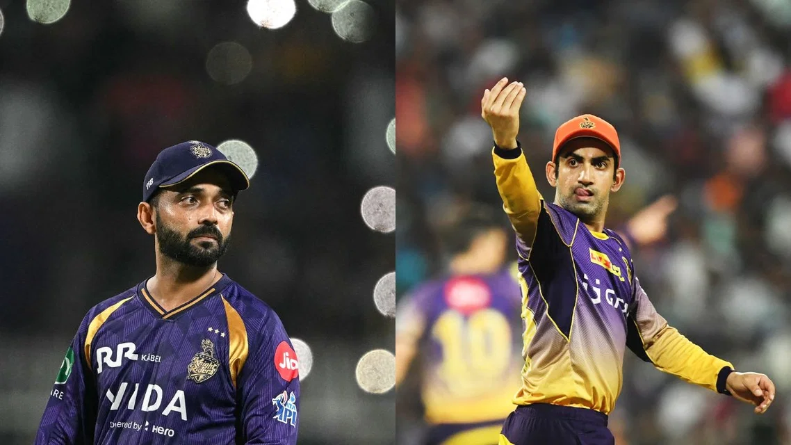 KKR's Ajinkya Rahane Joins Gautam Gambhir In An IPL Record (Source: AFP Photos)