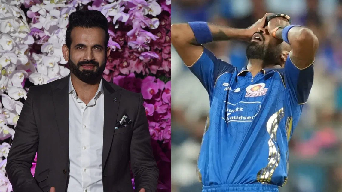 Irfan Pathan and Hardik Pandya. [Source - AFP/AP]