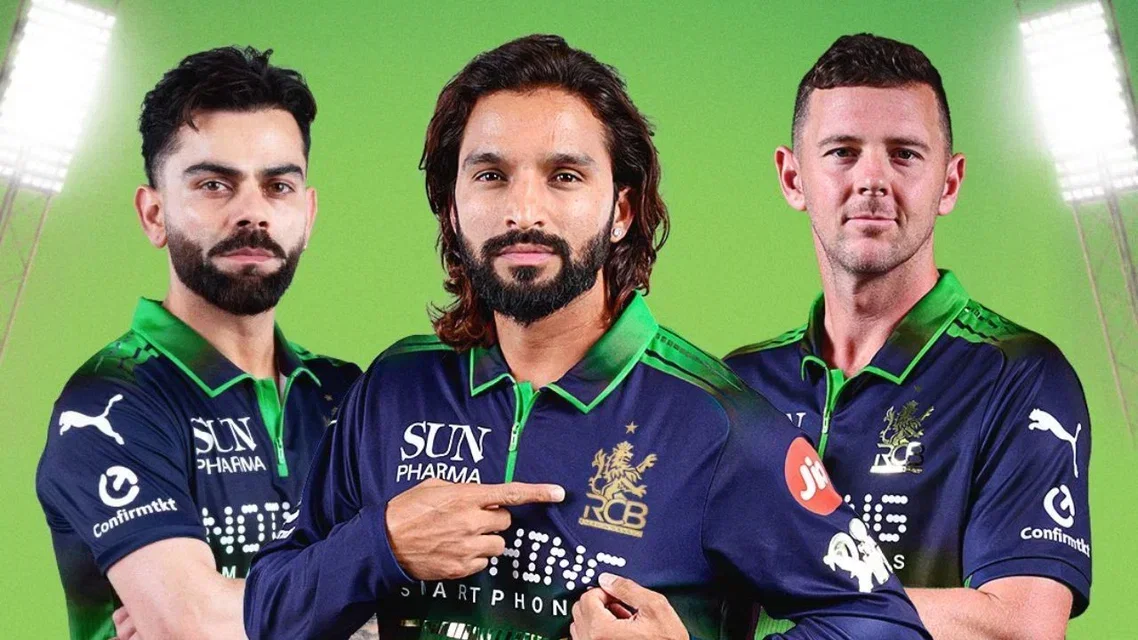 RCB Players In Green Jersey (Source: RCB's X)