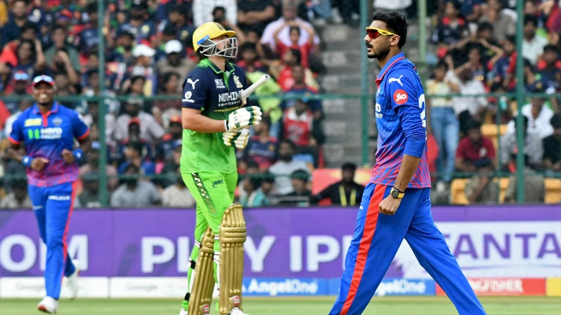 Karma Hits RCB’s Tim David on Saturday (Source: AFP Photos)