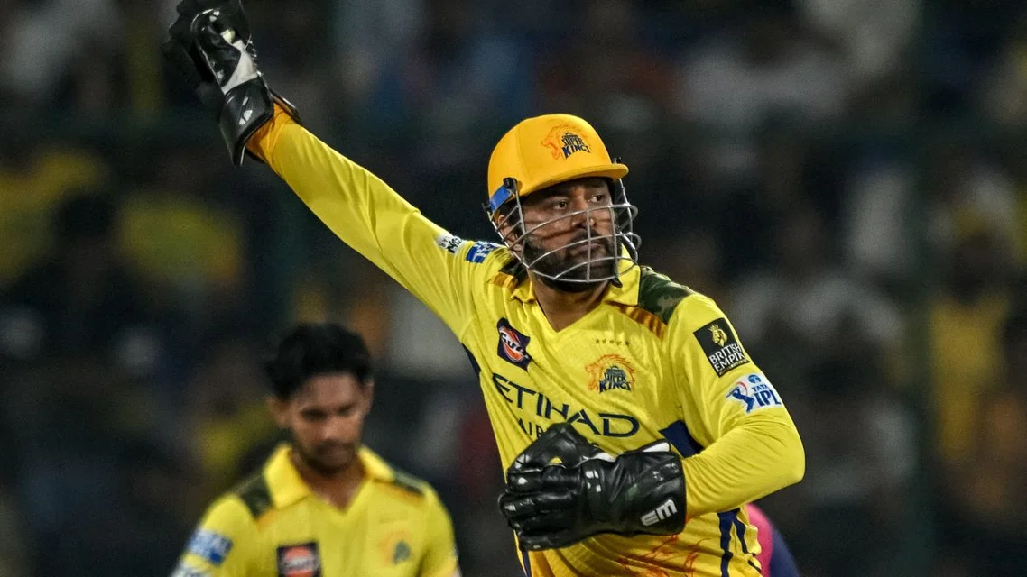 MS Dhoni for CSK - (Source: AFP)