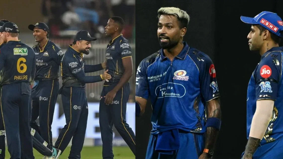 GT vs MI Head To Head Records (Source: AFP)
