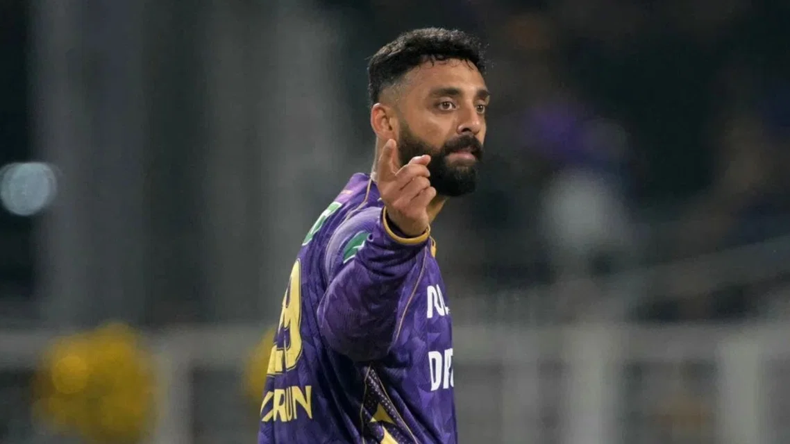 Varun Chakaravarthy for KKR [Source: AFP]