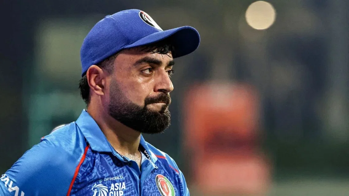 Rashid Khan in action for Afghanistan [Source: AFP]