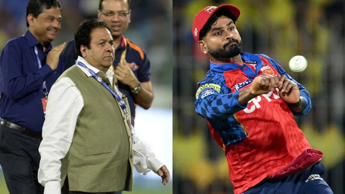 Shreyas Iyer and Rajiv Shukla - (Source: AFP)