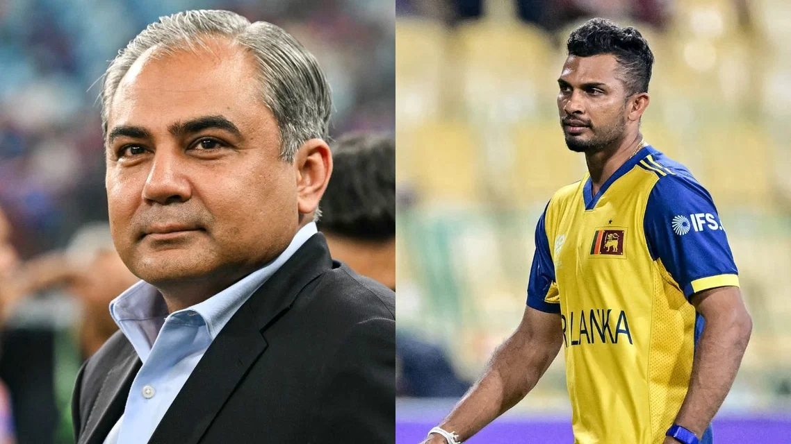 Mohsin Naqvi's PCB Bans Dasun Shanaka for IPL Over PSL. Image Credits: AFP