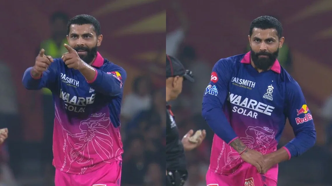 Ravindra Jadeja celebration [Source: X]
