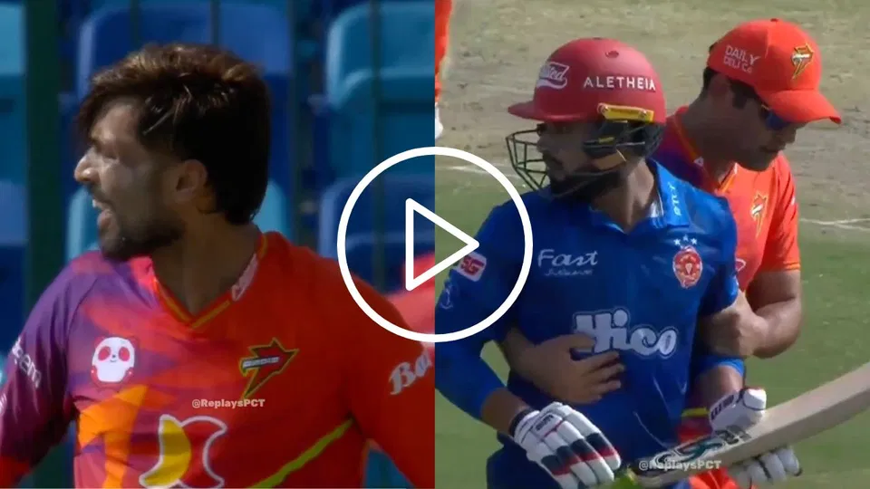 Watch- Faheem Ashraf Savagely Fights With Mohammad Amir During Ugly PSL Send-Off
