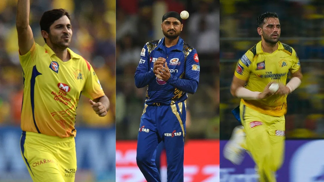 Shardul Thakur Harbhajan Singh Deepak Chahar IPL 2026 (Source: AFP)
