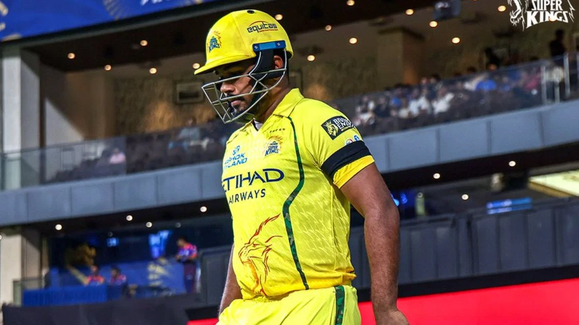Why Are CSK Players Wearing Black Armbands vs Mumbai Indians? (Source: AFP)