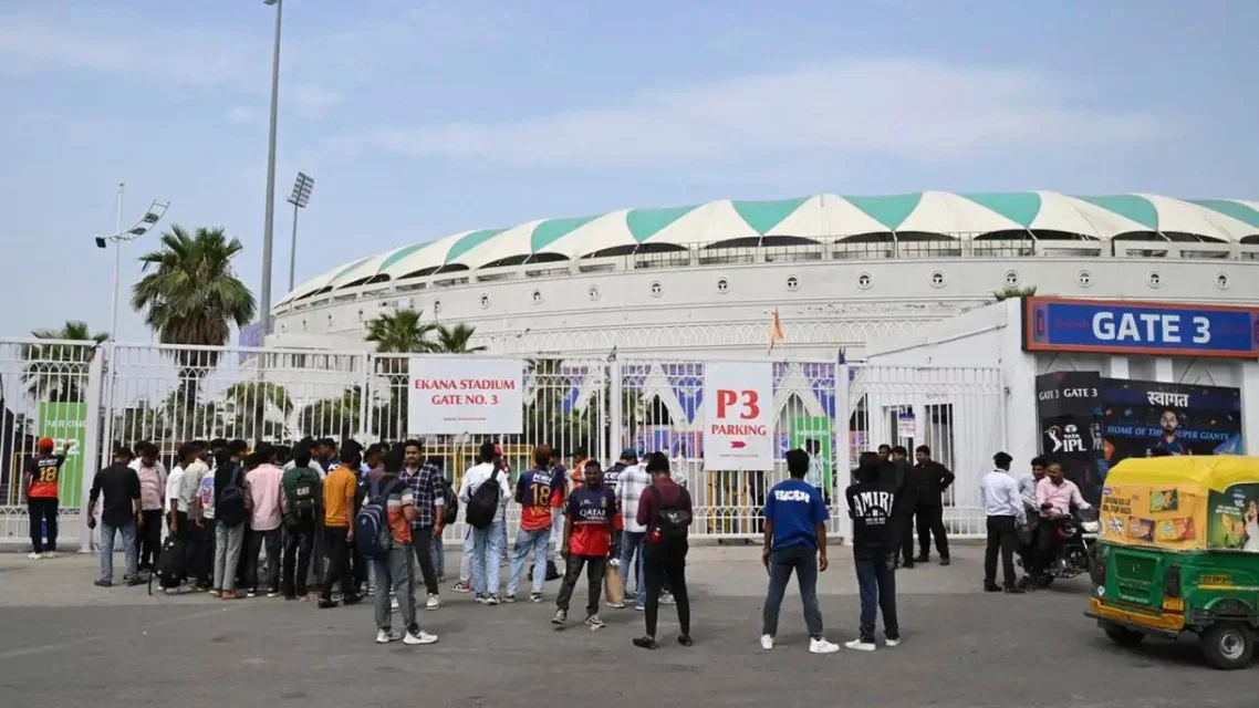 Ekana Stadium in Lucknow during IPL. [Source - AP]