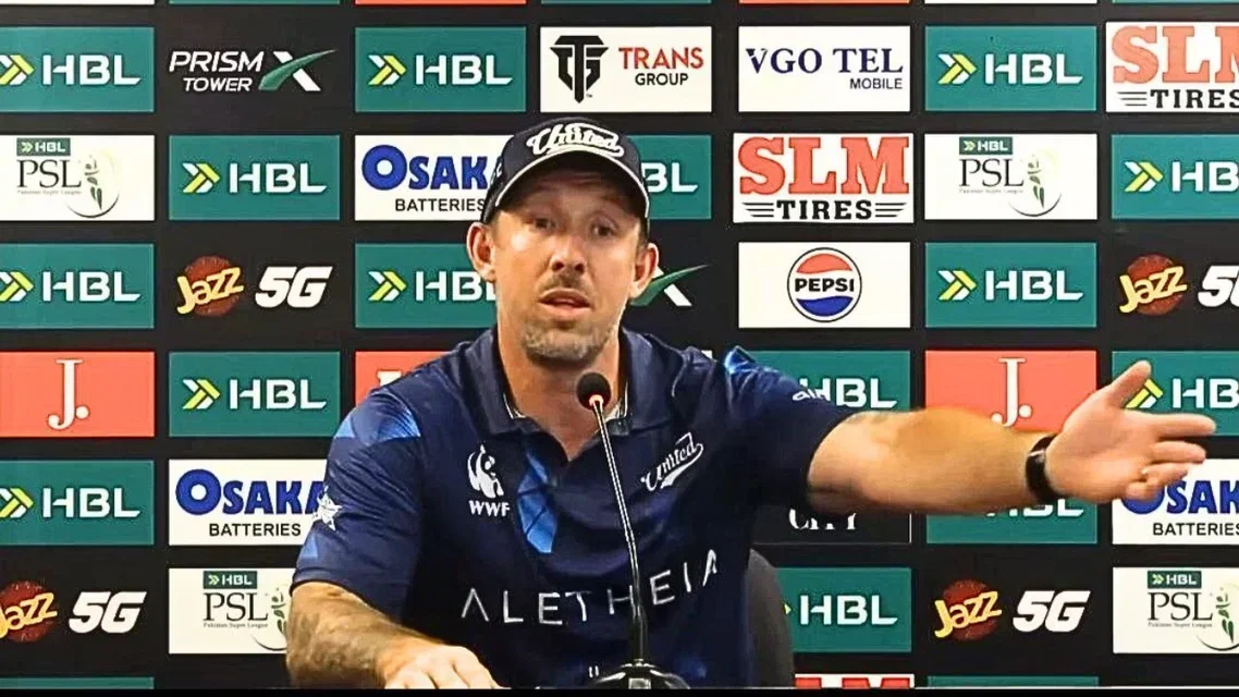Luke Ronchi at PSL Press Conference. [Source - PSL press conference]