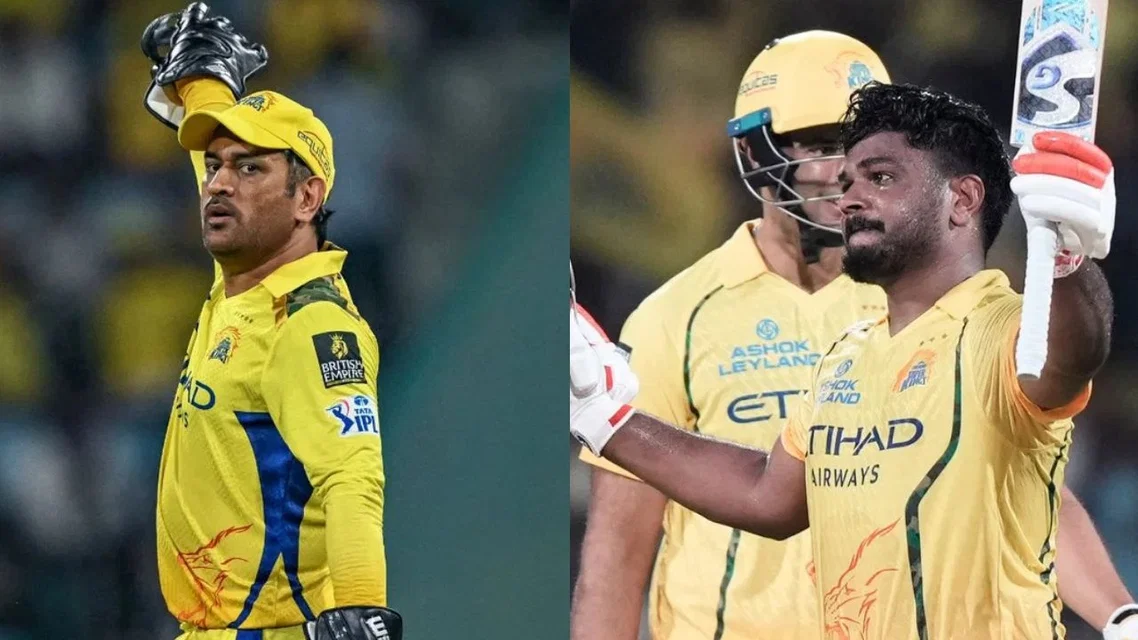 MS Dhoni and Sanju Samson [Source: AFP]