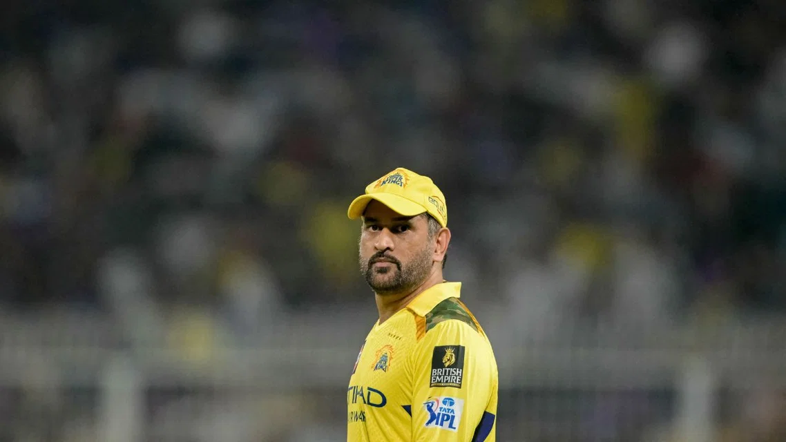 MS Dhoni for CSK in IPL. Image Credits: AFP