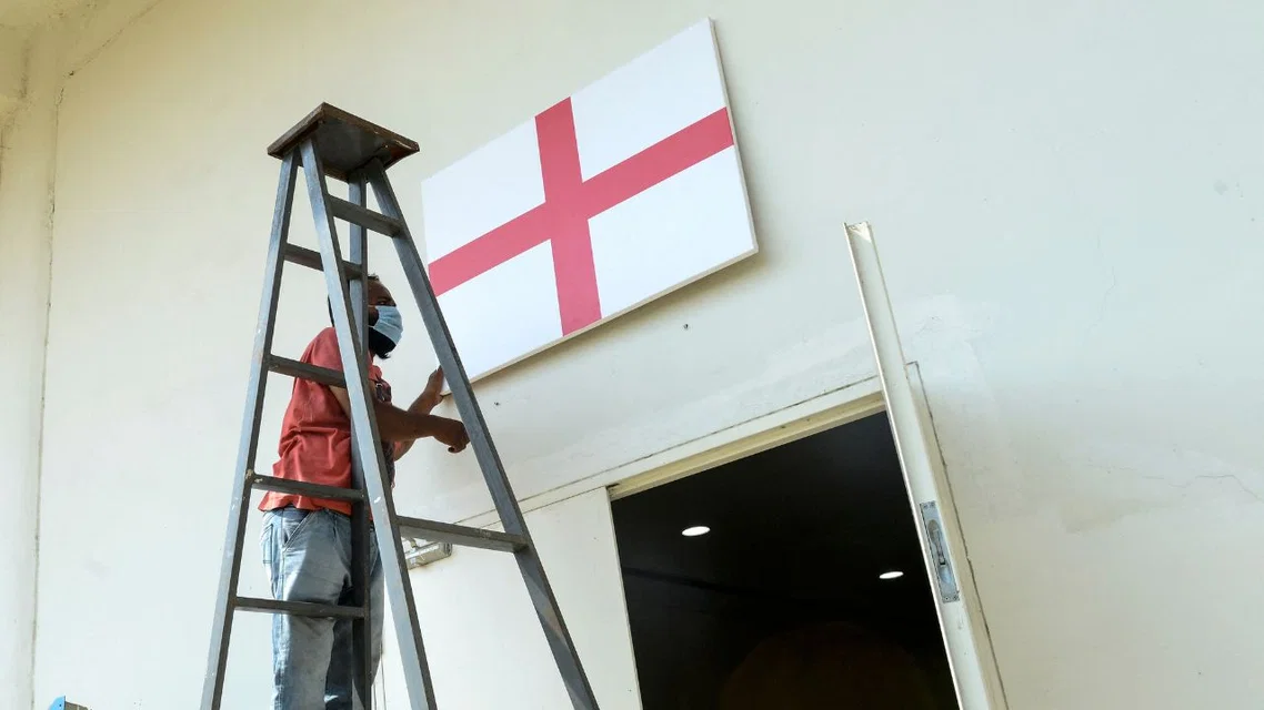 England Cricket Team Flag. Image Credits: AFP